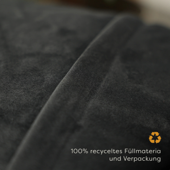 Pleafs Heizkissen Plush 45x45cm Onyx, 1100g